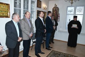 Oficjalna Wizyta Marszałka Województwa Świętokrzyskiego w parafii prawosławnej w Sandomierzu.
