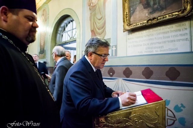 Hrubieszów: Wizyta Prezydenta RP w cerkwi