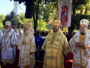 Uroczystości ku czci św. Matki Angeliny w monasterze Kruszedol w Wojwodinie