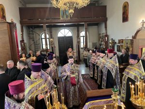 Molebien w Turkowickim monasterze