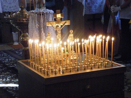 Uroczysta panichida w Nosowie