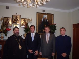 Lublin  – przedstawiciele Zarządu ZUS na audiencji u arcybiskupa Abla