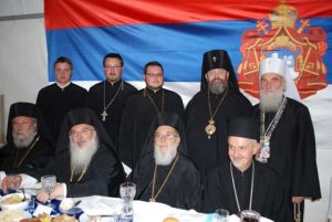 Arcybiskup Abel na uroczystości intronizacji patriarchy serbskiego