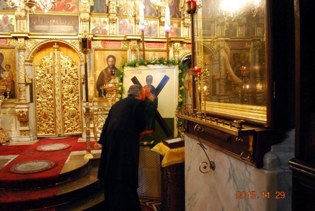 Relikwie św. Apostoła Andrzeja Pierwszego Powołanego w lubelskiej katedrze prawosławnej