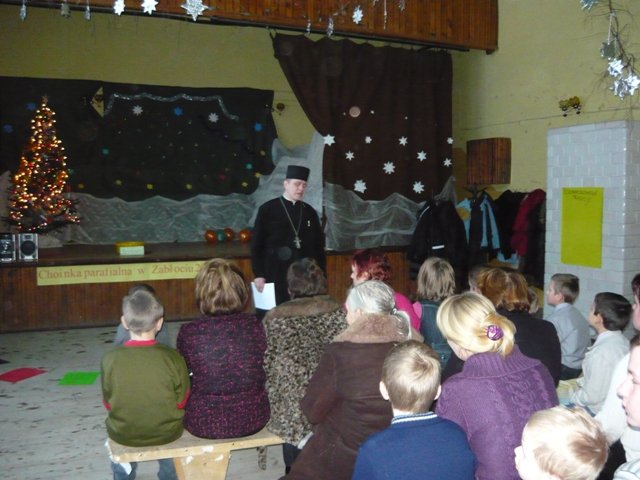 Choinka parafialna dla dzieci w Zabłociu