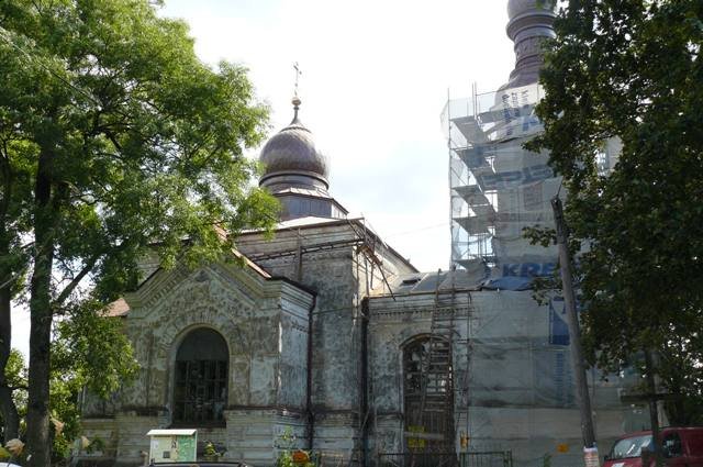 II etap remontu cerkwi w Sosnowicy