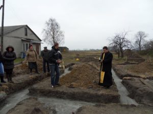 Poświęcenie kamienia węgielnego w Nosowie
