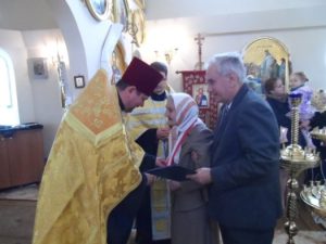 Jubileusz w cerkwi w Bończy