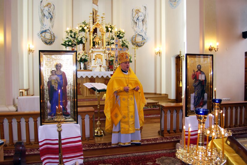 Pierwsza Boska Liturgia w Mińsku Mazowieckim