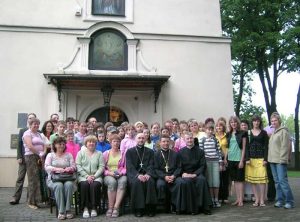 Molebień przed podróżą dziewcząt do Grecji