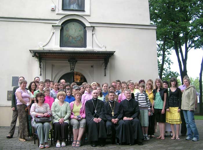 Molebień przed podróżą dziewcząt do Grecji