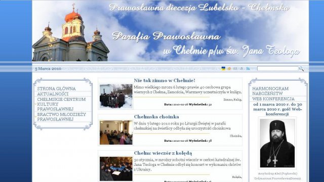 Chełm: parafialna strona internetowa