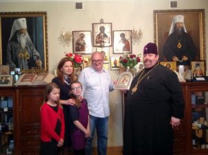 Lublin – Europoseł Michał Kamiński z wizytą u arcybiskupa Abla