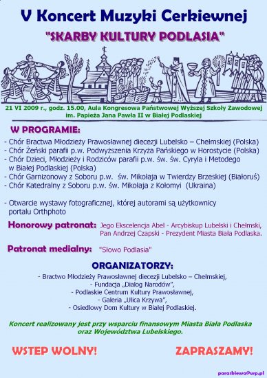 Biała Podlaska: koncert i wystawa