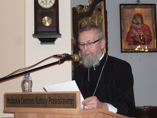 Wykład o spowiedzi w Podlaskim Centrum Kultury Prawosławnej