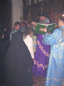 Pierwsze postrzyżyny po odrodzeniu monasteru turkowickiego